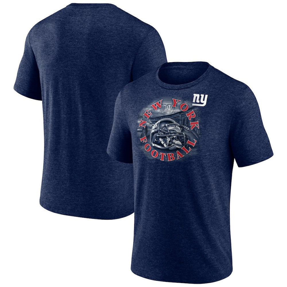 New York Giants Sporting Chance Tri-Blend T-Shirt Navy | NFL
