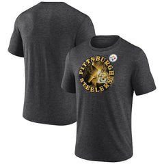 Pittsburgh Steelers Sporting Chance Tri-Blend T-Shirt Charcoal | NFL