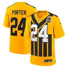 Joey Porter Jr. Pittsburgh Steelers Alternate 1933 Throwback Game Jersey Gold | Nike for Sale
