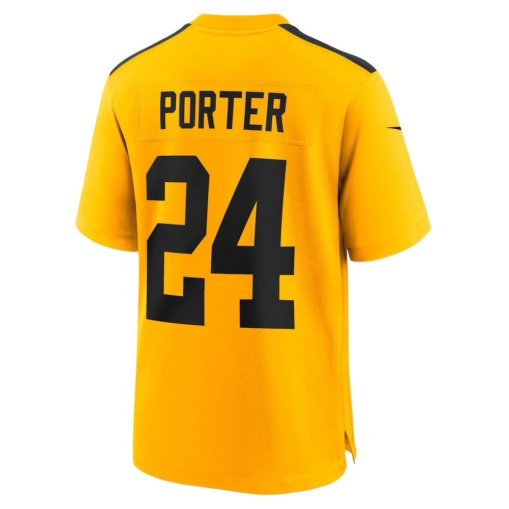 Joey Porter Jr. Pittsburgh Steelers Alternate 1933 Throwback Game Jersey Gold | Nike for Sale