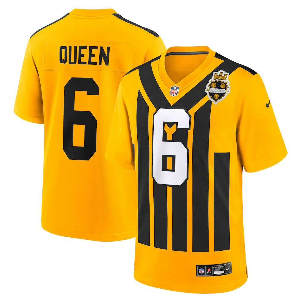 Patrick Queen Pittsburgh Steelers Alternate 1933 Throwback Game Jersey Gold | Nike for Sale