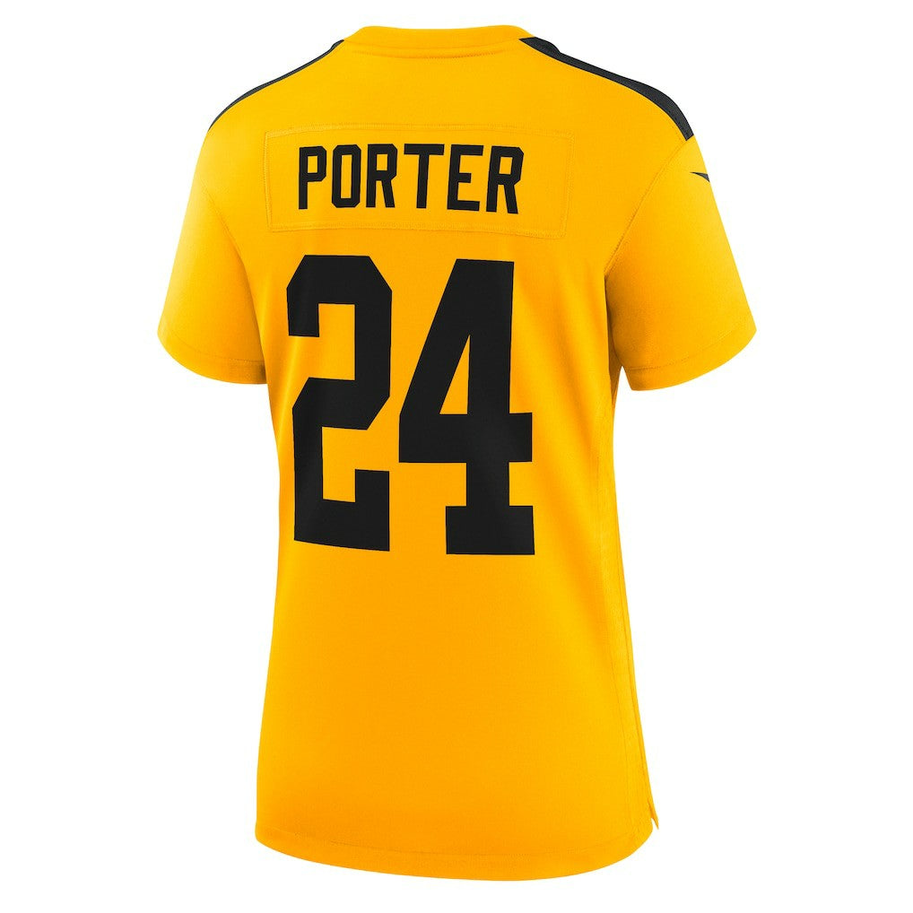 Joey Porter Jr. Pittsburgh Steelers Women's Alternate 1933 Throwback Game Jersey Gold | Nike for Sale