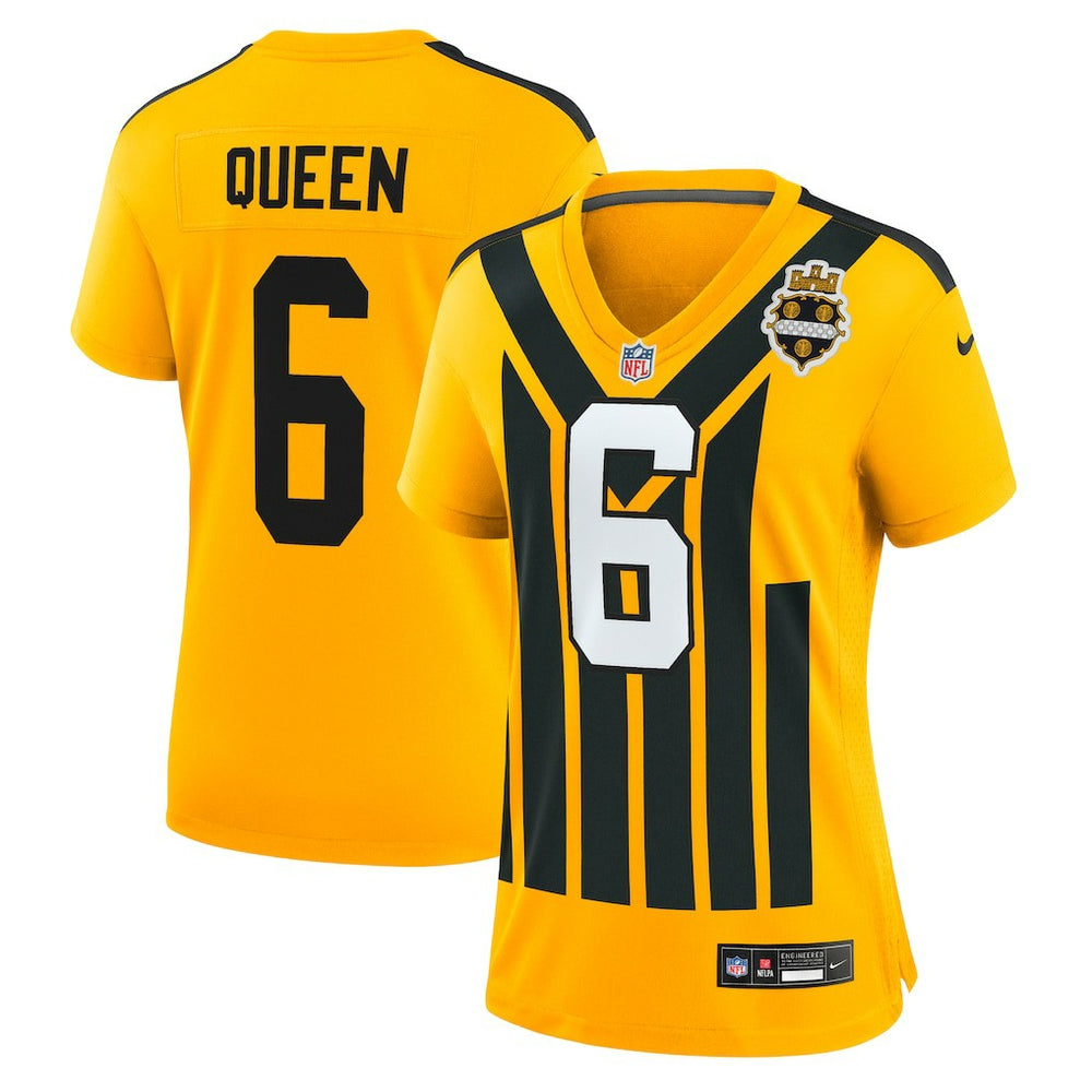 Patrick Queen Pittsburgh Steelers Women's Alternate 1933 Throwback Game Jersey Gold | Nike for Sale