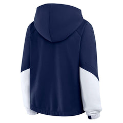 Dallas Cowboys Women's Play Clock Bling Hoodie Navy | Fanatics