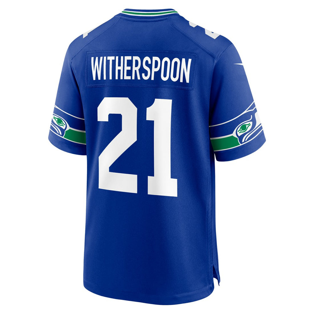 Devon Witherspoon Seattle Seahawks Alternate 50th Season Game Jersey Royal | Nike for Sale