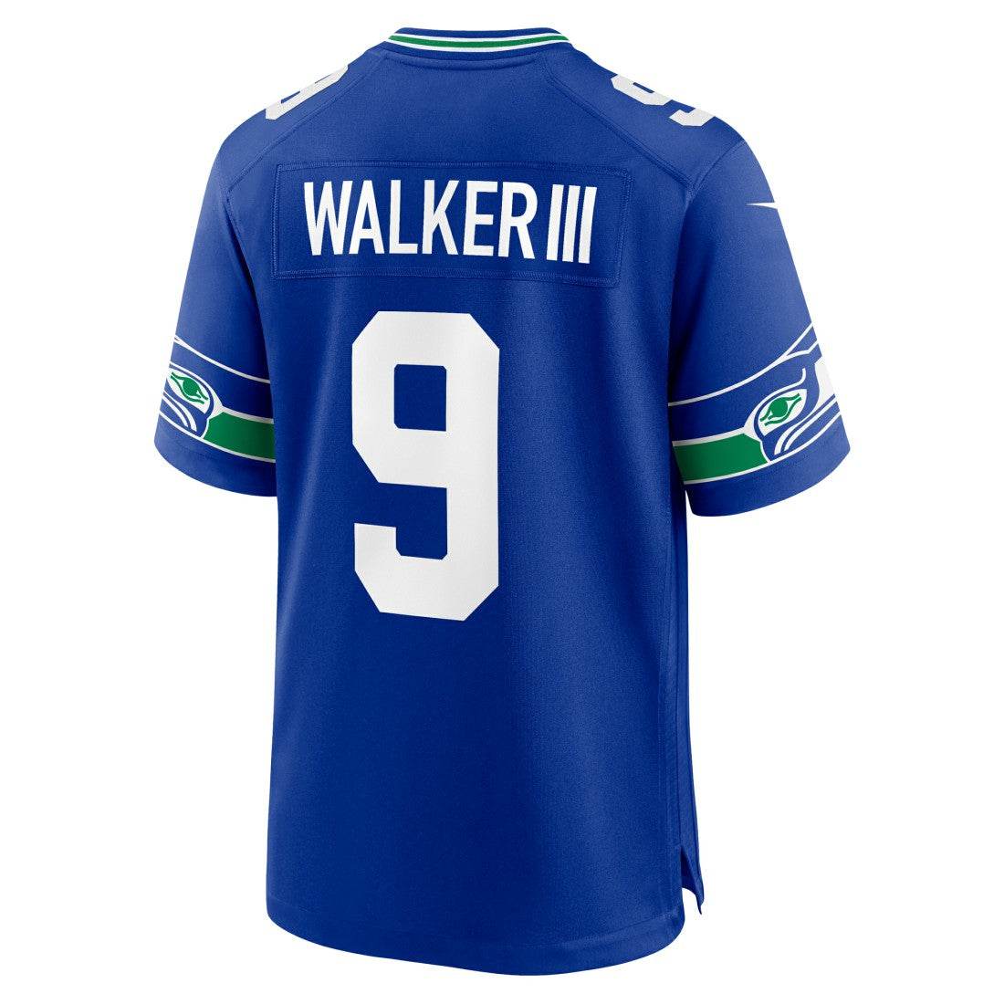 Kenneth Walker III Seattle Seahawks Alternate 50th Season Game Jersey Royal | Nike for Sale