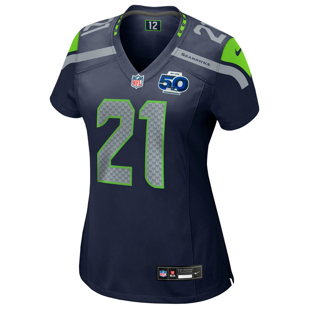 Devon Witherspoon Seattle Seahawks Women's Team 50th Season Game Jersey College Navy | Nike for Sale