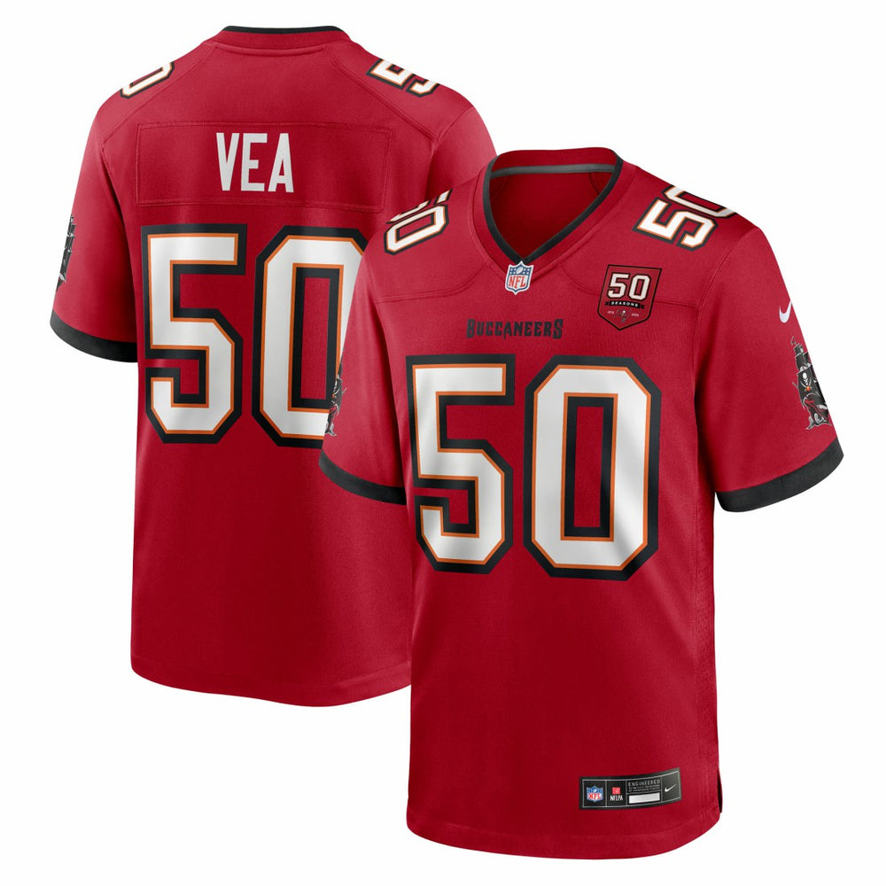 Vita Vea Tampa Bay Buccaneers 50th Season Team Game Jersey Red | Nike for Sale