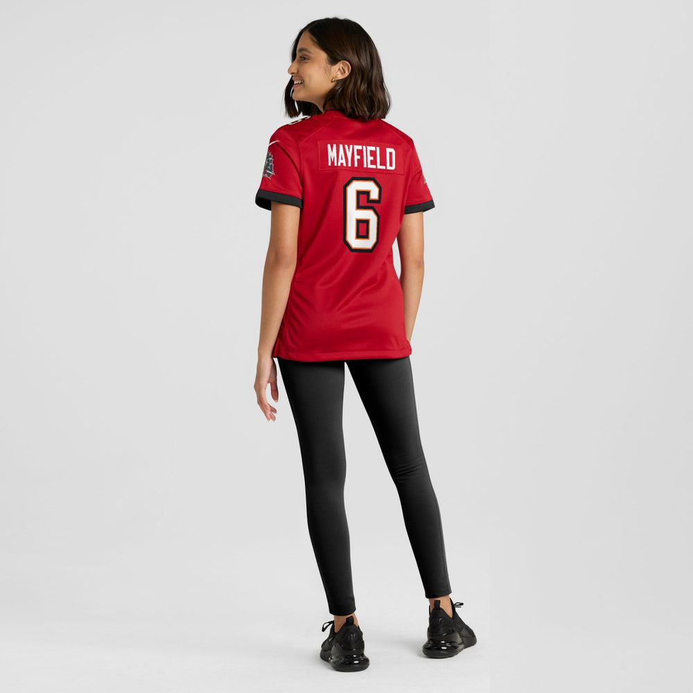 Baker Mayfield Tampa Bay Buccaneers Women's 50th Season Team Game Jersey Red | Nike for Sale