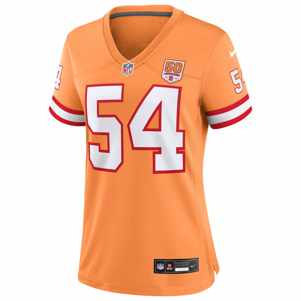 Lavonte David Tampa Bay Buccaneers Women's 50th Season Game Jersey Creamsicle | Nike for Sale