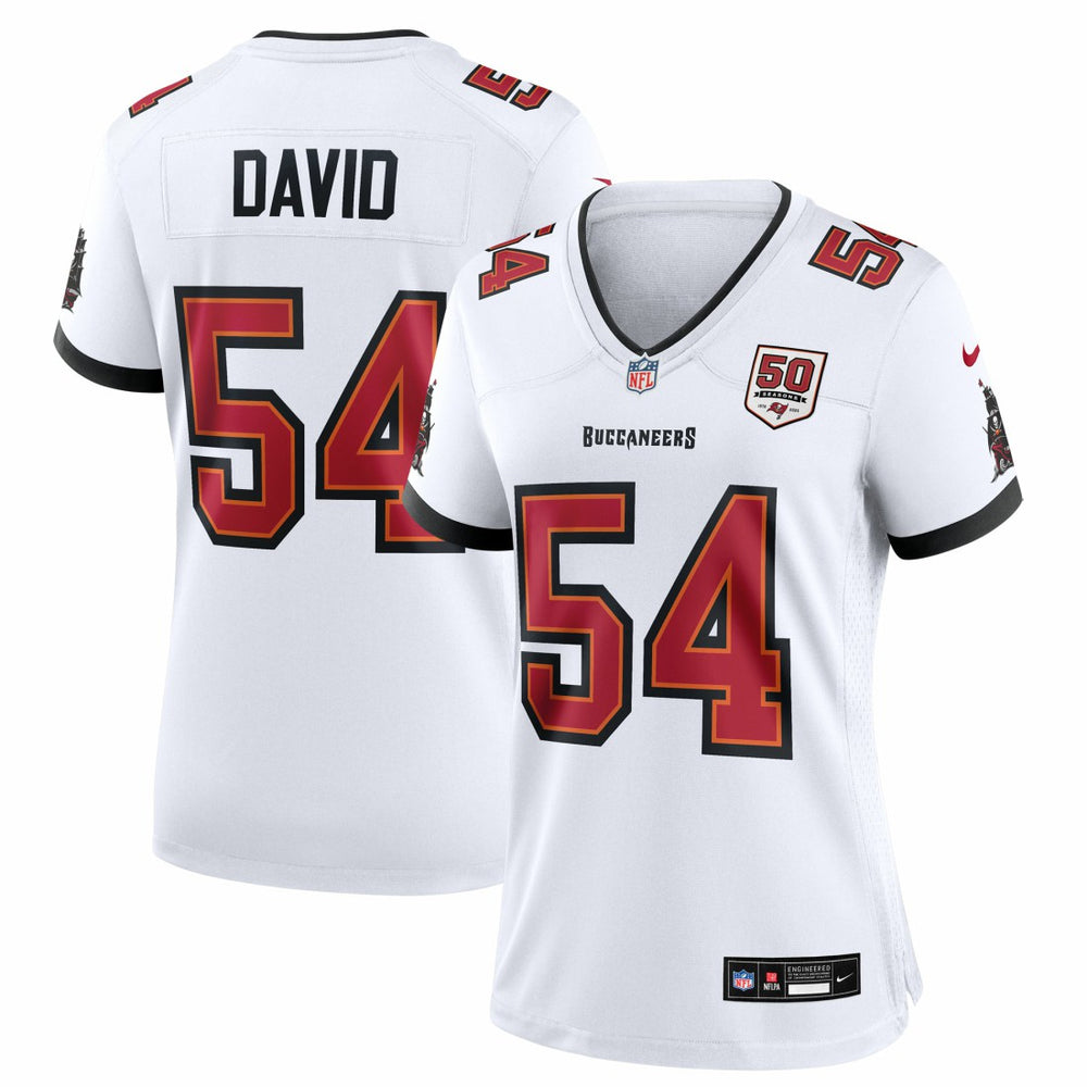 Lavonte David Tampa Bay Buccaneers Women's 50th Anniversary White Game Jersey White | Nike for Sale