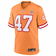John Lynch Tampa Bay Buccaneers 50th Season Game Jersey Creamsicle | Nike for Sale