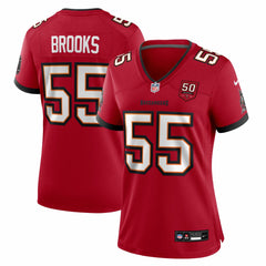 Derrick Brooks Tampa Bay Buccaneers Women's 50th Anniversary Team Game Jersey Red | Nike for Sale
