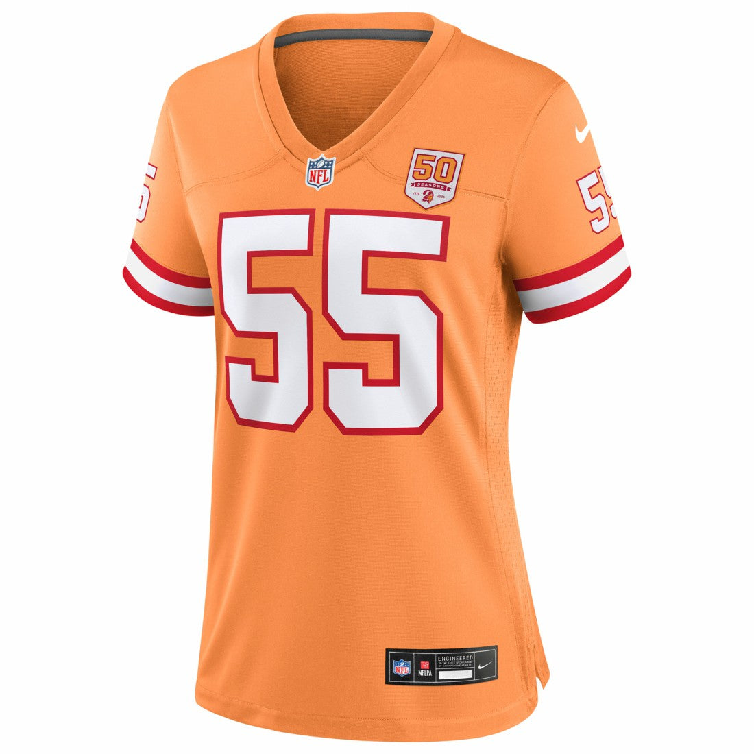 Derrick Brooks Tampa Bay Buccaneers Women's 50th Season Game Jersey Creamsicle | Nike for Sale
