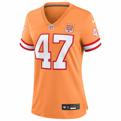 John Lynch Tampa Bay Buccaneers Women's 50th Season Game Jersey Creamsicle | Nike for Sale