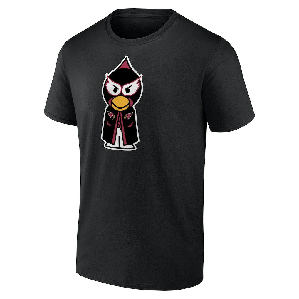 Arizona Cardinals Luchador Bird T-Shirt Black | NFL