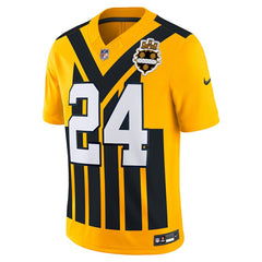Joey Porter Jr. Pittsburgh Steelers Alternate 1933 Throwback Vapor F.U.S.E. Limited Jersey Gold | Nike for Sale