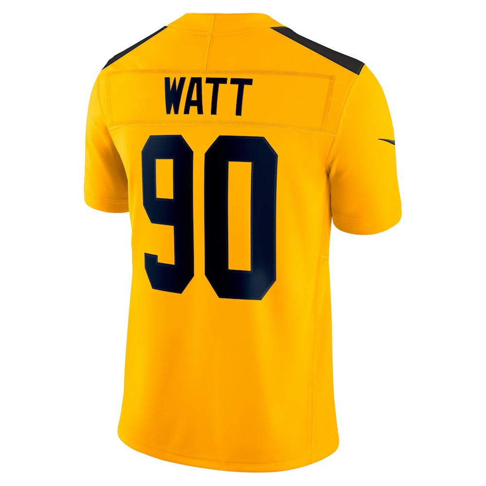 T.J. Watt Pittsburgh Steelers Alternate Vapor F.U.S.E. Limited Jersey Gold | Nike for Sale