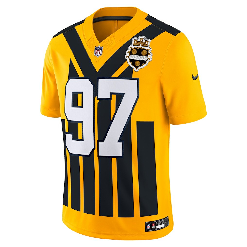 Cameron Heyward Pittsburgh Steelers Alternate Vapor F.U.S.E. Limited Jersey Gold | Nike for Sale