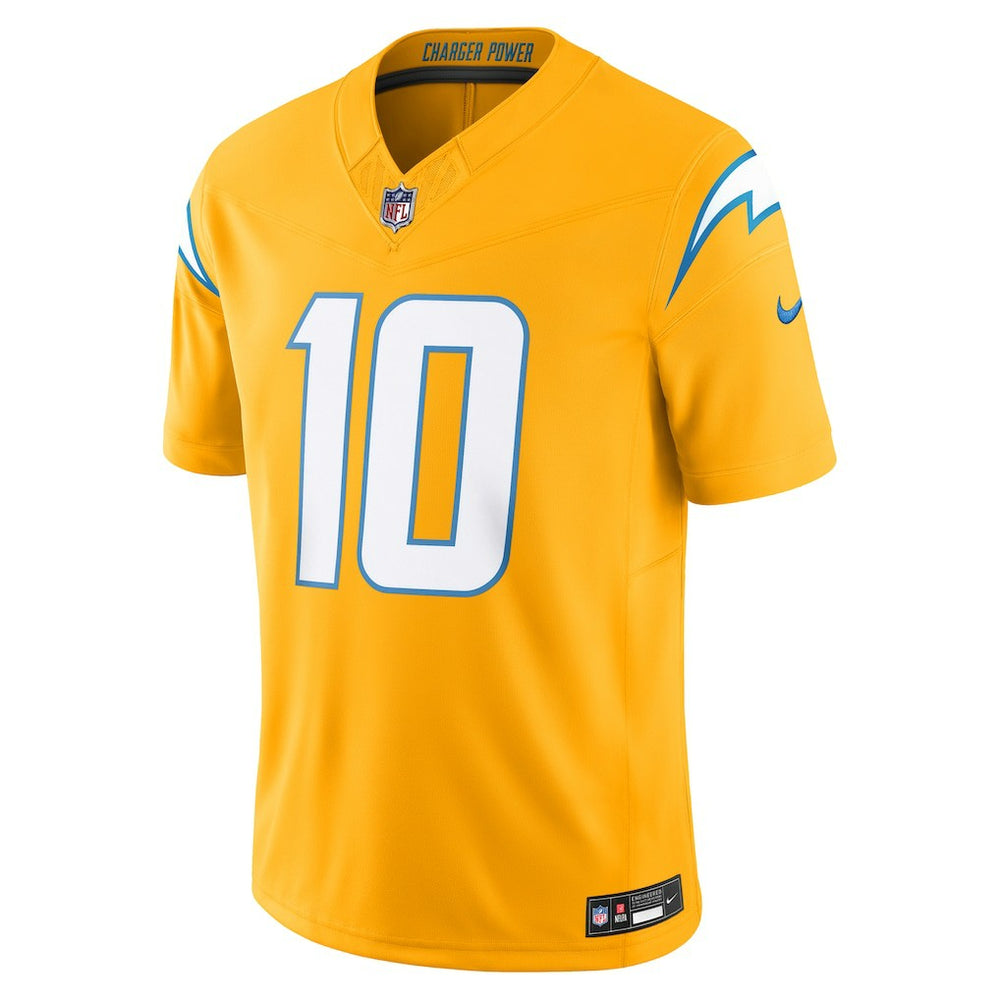 Justin Herbert Los Angeles Chargers Alternate Charger Power Vapor F.U.S.E. Limited Jersey Gold | Nike for Sale