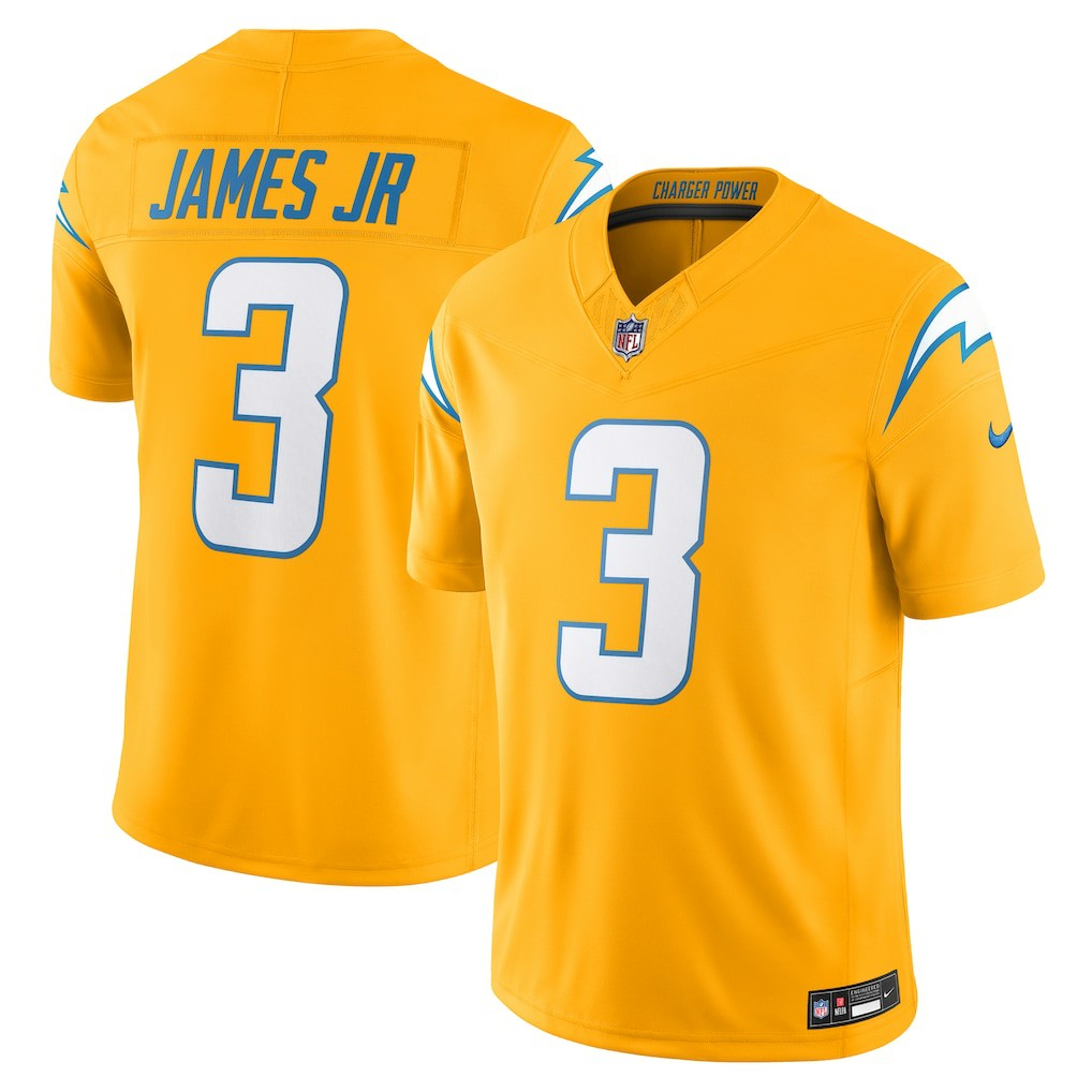 Derwin James Jr. Los Angeles Chargers Alternate Charger Power Vapor F.U.S.E. Limited Jersey Gold | Nike for Sale