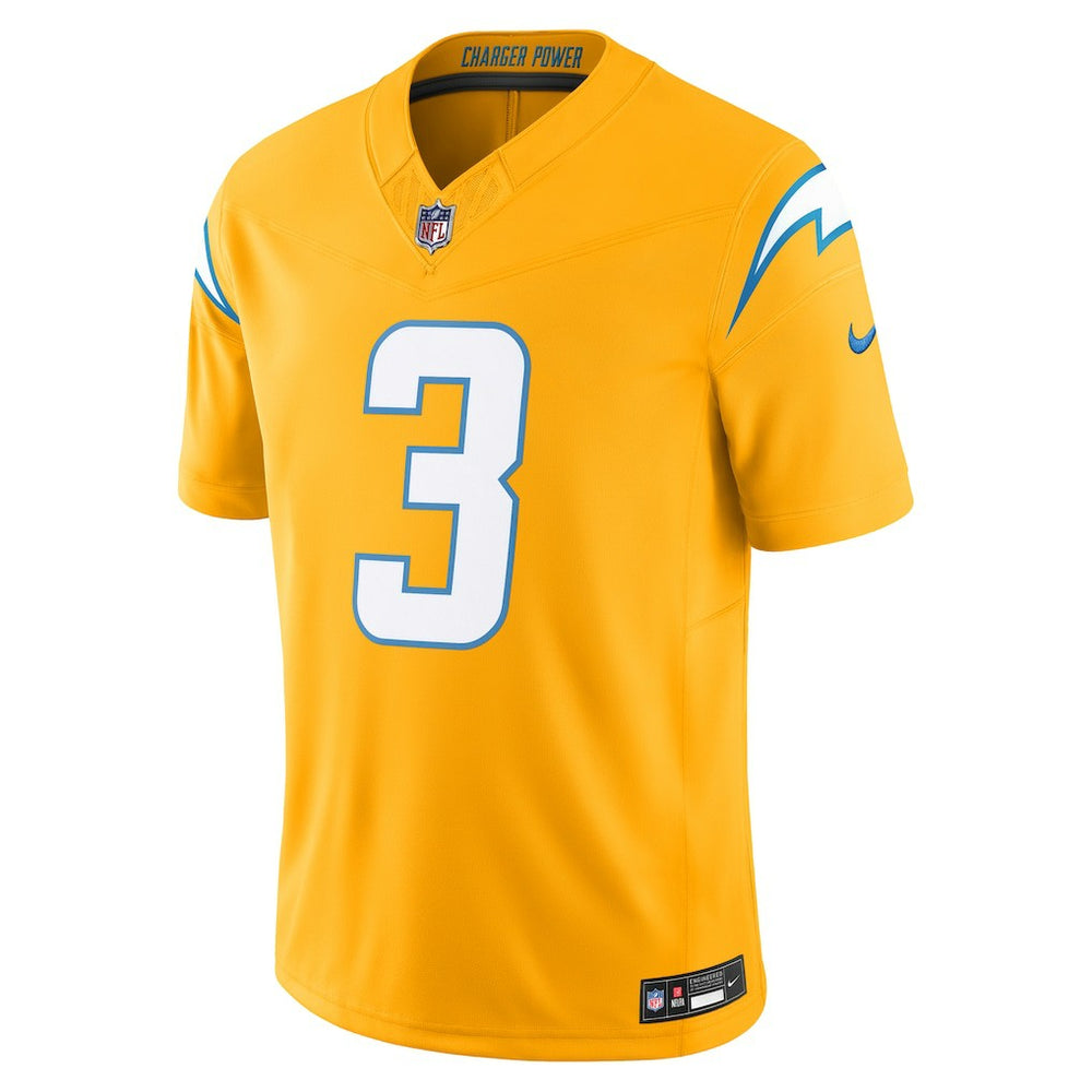 Derwin James Jr. Los Angeles Chargers Alternate Charger Power Vapor F.U.S.E. Limited Jersey Gold | Nike for Sale