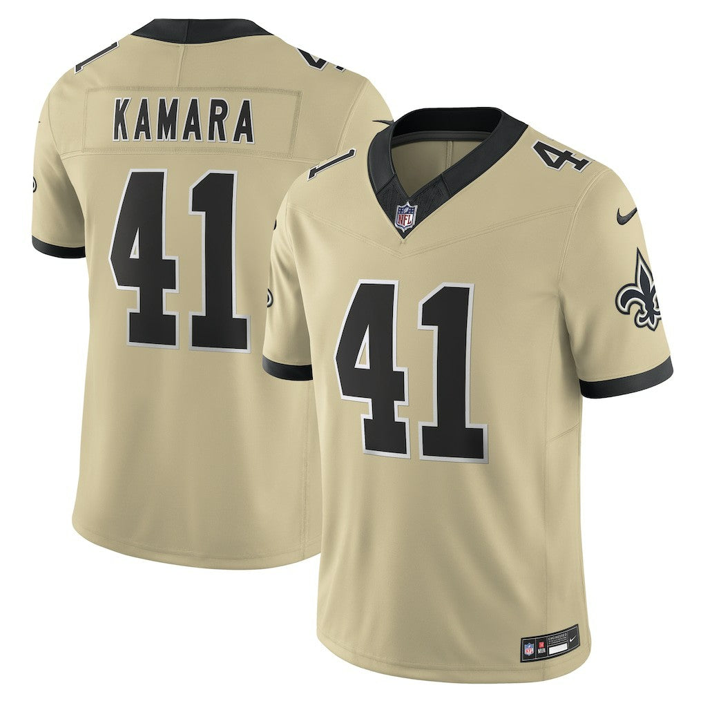 Alvin Kamara New Orleans Saints Gameday Golds Alternate Vapor F.U.S.E. Limited Jersey Gold | Nike for Sale
