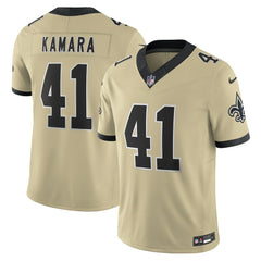 Alvin Kamara New Orleans Saints Gameday Golds Alternate Vapor F.U.S.E. Limited Jersey Gold | Nike for Sale