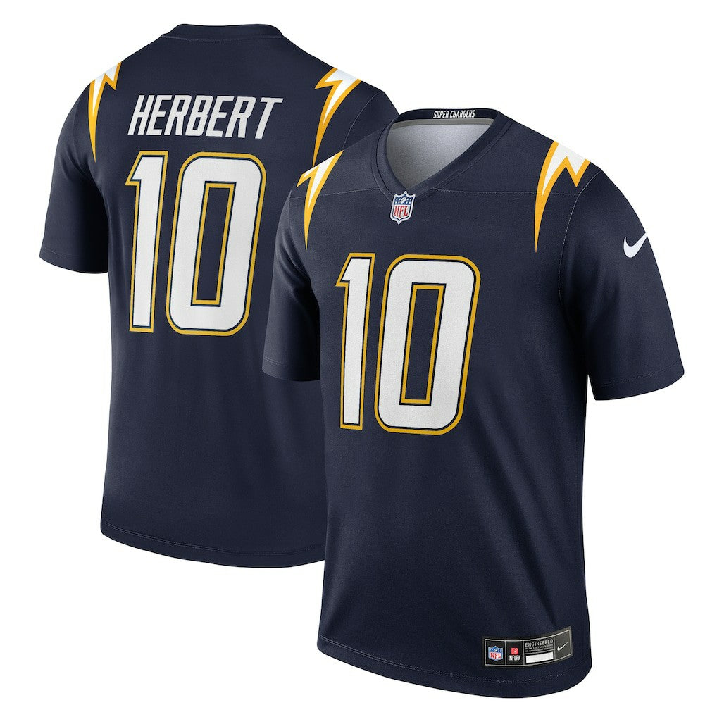 Justin Herbert Los Angeles Chargers Alternate Super Chargers Legend Player Performance Top Navy | Nike for Sale