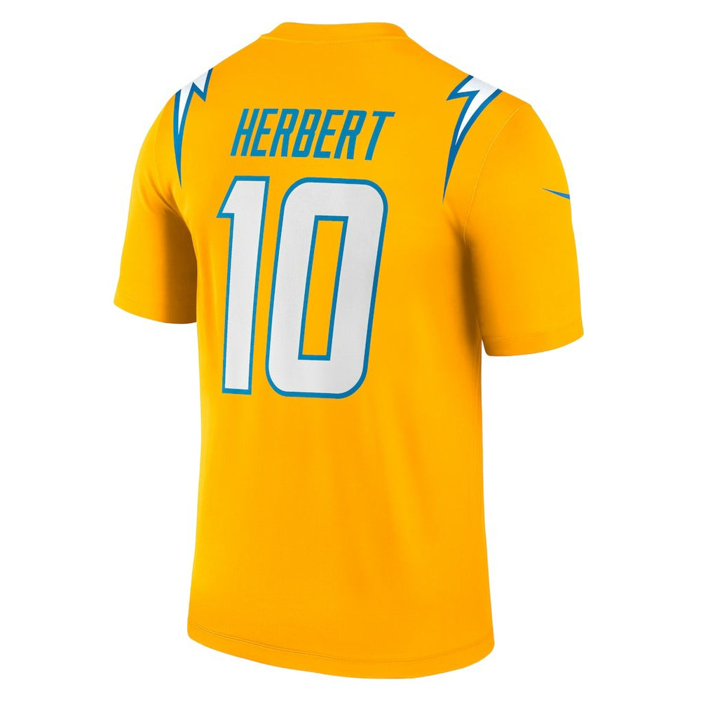 Justin Herbert Los Angeles Chargers Alternate Charger Power Legend Player Performance Top Gold | Nike for Sale