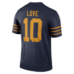 Jordan Love Green Bay Packers The 1923 Classic Legend Player Dri-FIT Top Navy | Nike for Sale