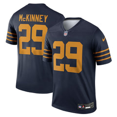 Xavier McKinney Green Bay Packers The 1923 Classic Legend Player Dri-FIT Top Navy | Nike for Sale