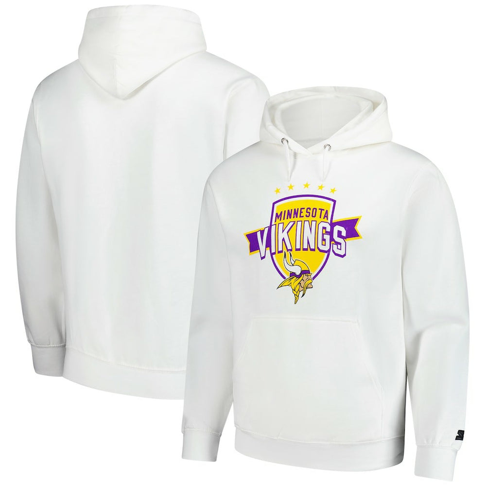Minnesota Vikings Starter Vintage Pullover Hoodie White | NFL