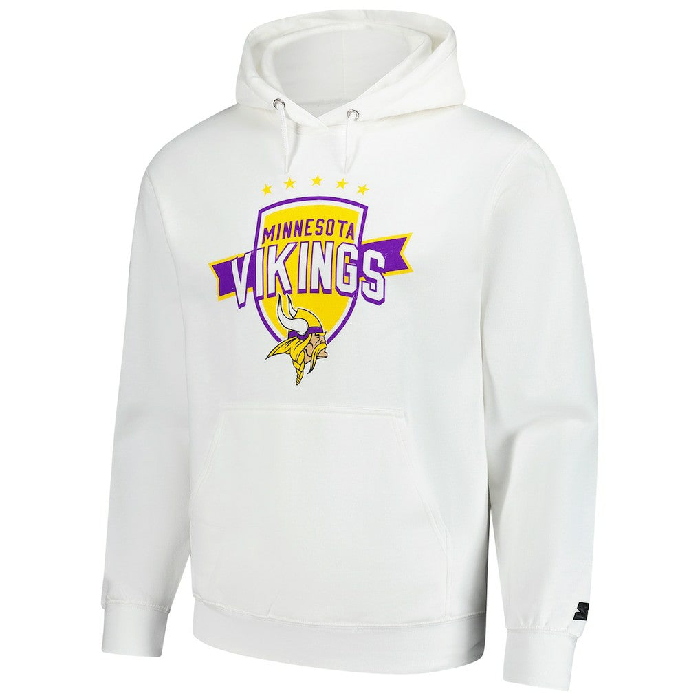 Minnesota Vikings Starter Vintage Pullover Hoodie White | NFL