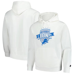 Detroit Lions Starter Vintage Pullover Hoodie White | NFL