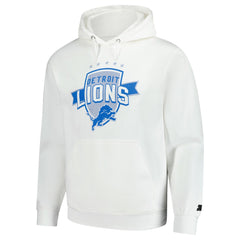 Detroit Lions Starter Vintage Pullover Hoodie White | NFL