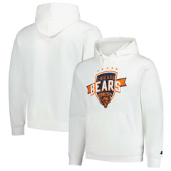 Chicago Bears Starter Vintage Pullover Hoodie White | NFL