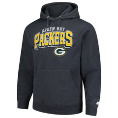 Green Bay Packers Starter Vintage Pullover Hoodie Charcoal | NFL