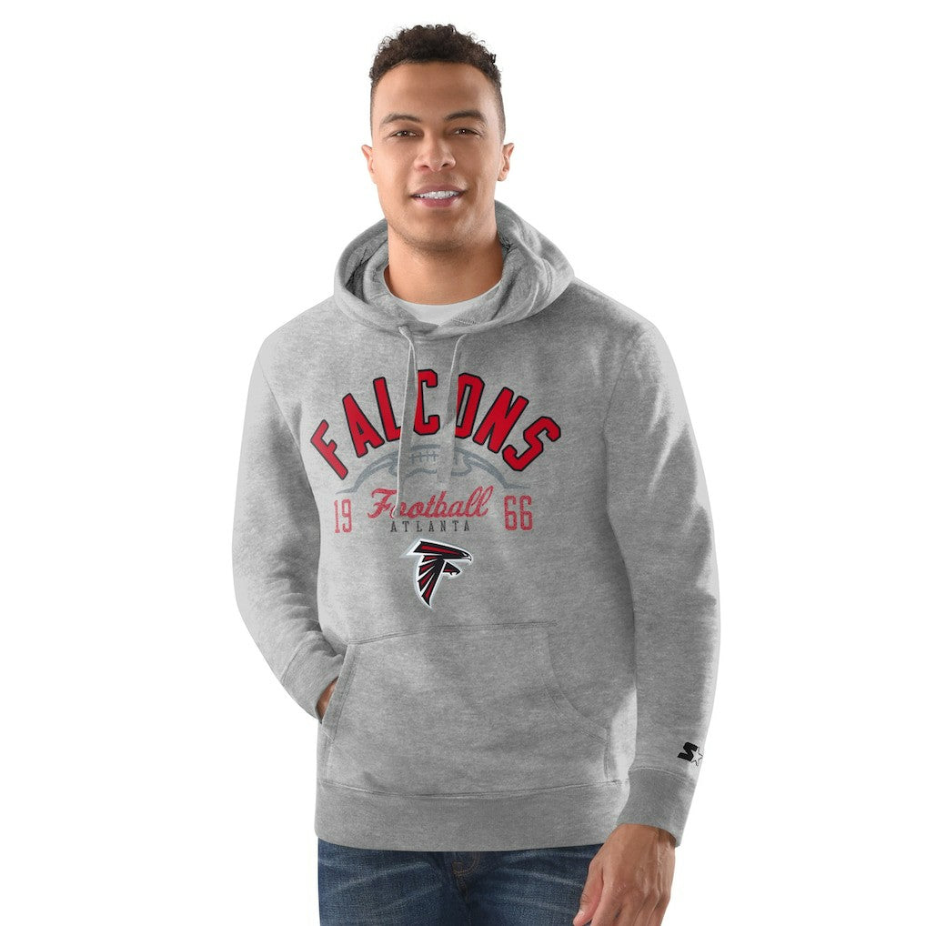 Atlanta Falcons Starter Vintage Pullover Hoodie Black | NFL