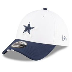 Dallas Cowboys New Era 2025 NFL Training Camp 39THIRTY Flex Hat White/Navy | NFL