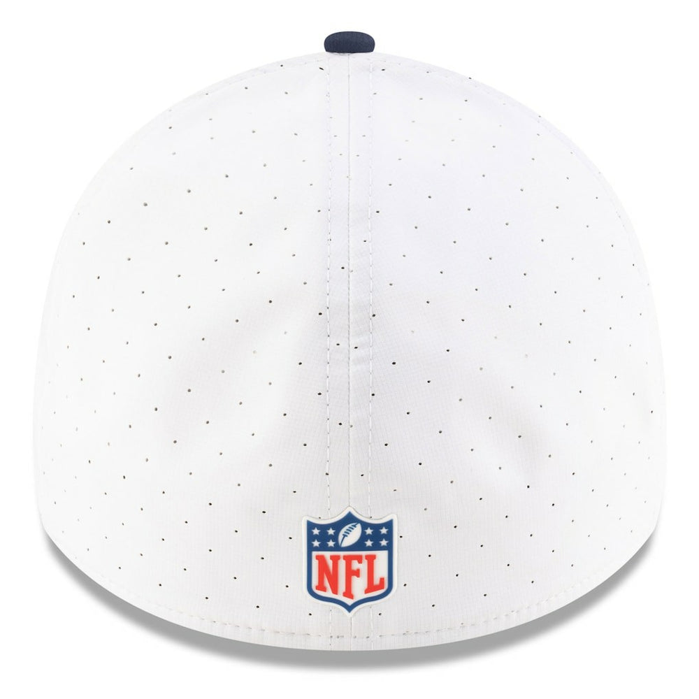 Dallas Cowboys New Era 2025 NFL Training Camp 39THIRTY Flex Hat White/Navy | NFL