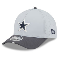 Dallas Cowboys New Era 2025 NFL Training Camp A-Frame 9FORTY Adjustable Hat Gray/Graphite | NFL