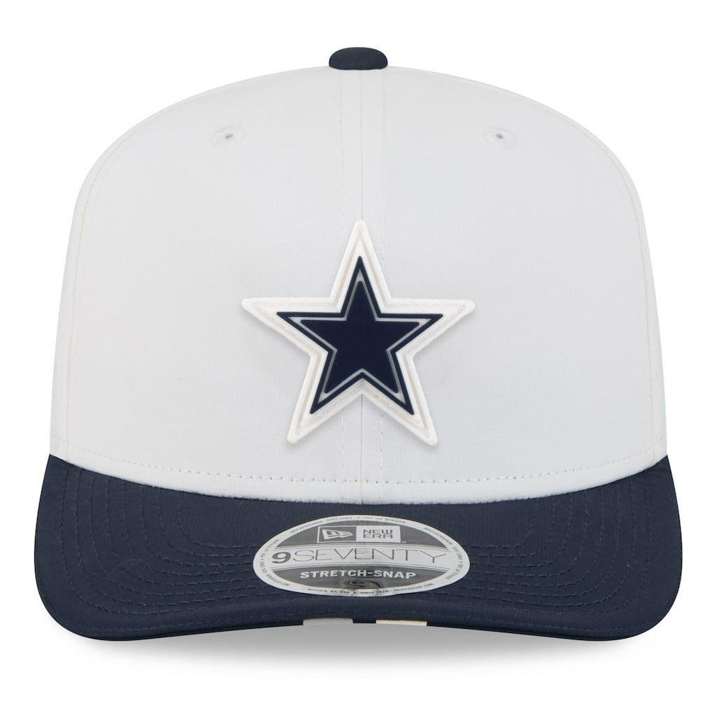 Dallas Cowboys New Era 2025 NFL Training Camp 9SEVENTY Adjustable Hat White/Navy | NFL