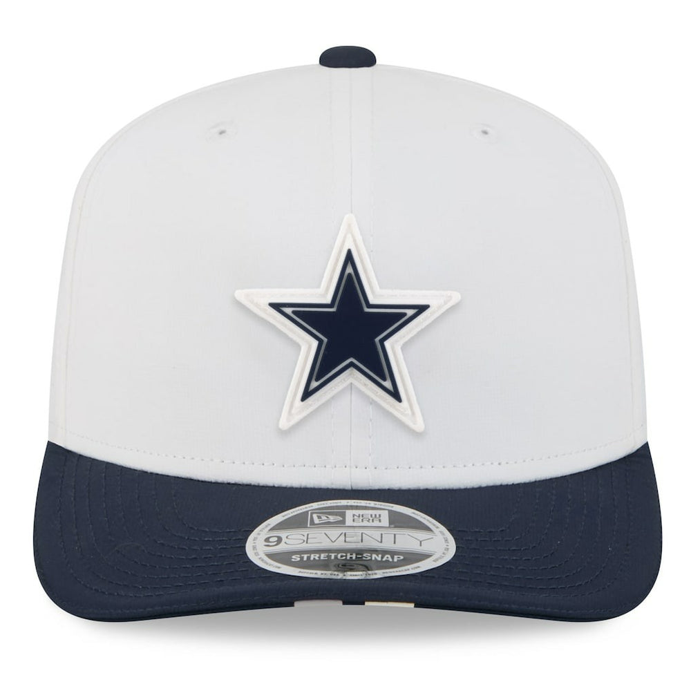 Dallas Cowboys New Era 2025 NFL Training Camp 9SEVENTY Adjustable Hat White/Navy | NFL