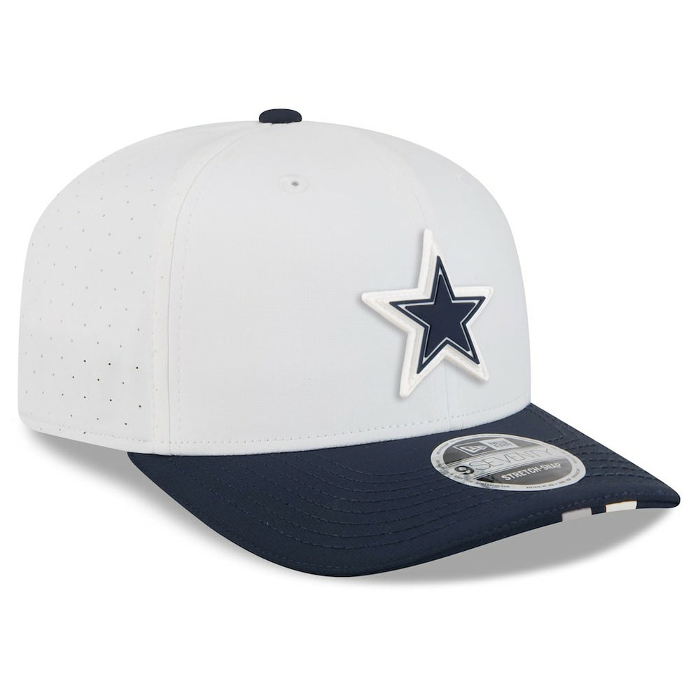 Dallas Cowboys New Era 2025 NFL Training Camp 9SEVENTY Adjustable Hat White/Navy | NFL