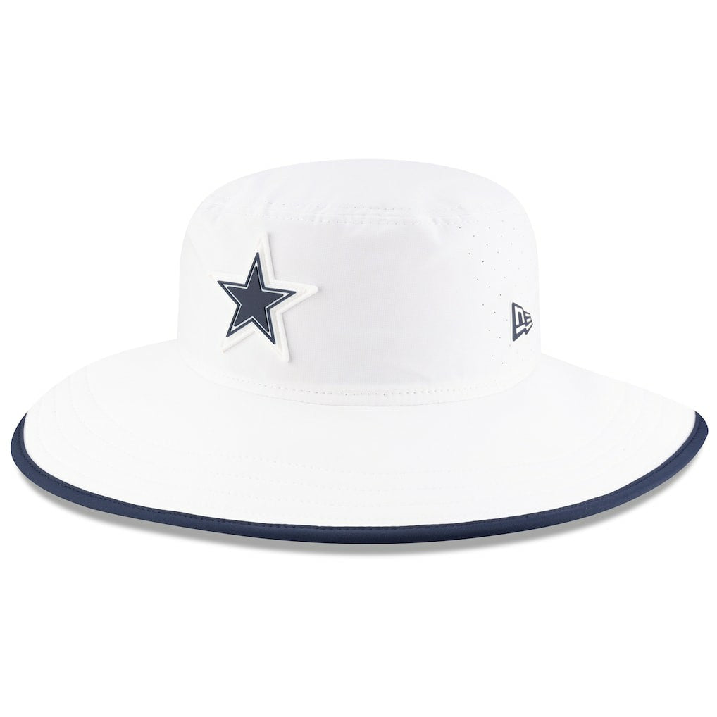 Dallas Cowboys New Era 2025 NFL Training Camp Panama Bucket Hat White | NFL