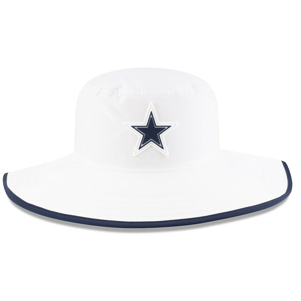 Dallas Cowboys New Era 2025 NFL Training Camp Panama Bucket Hat White | NFL