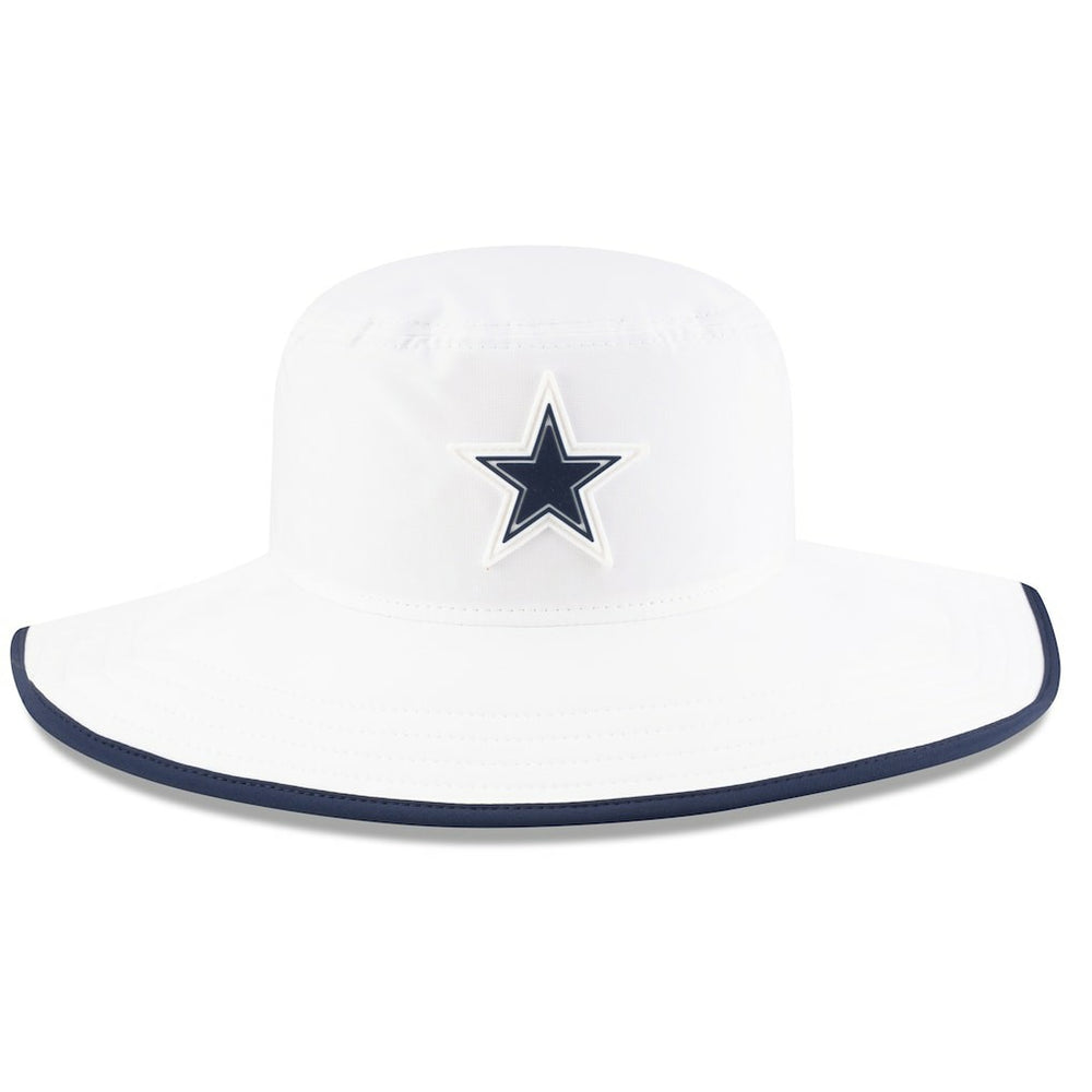Dallas Cowboys New Era 2025 NFL Training Camp Panama Bucket Hat White | NFL