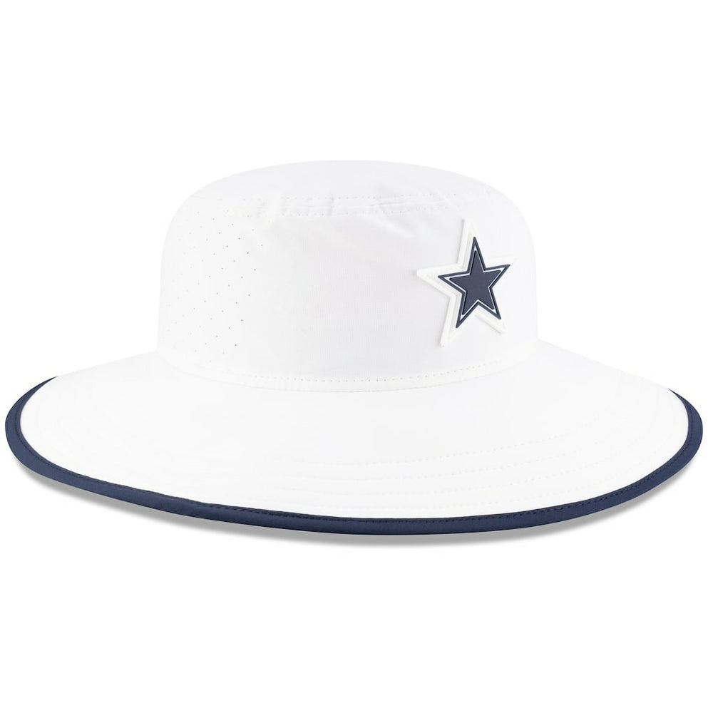 Dallas Cowboys New Era 2025 NFL Training Camp Panama Bucket Hat White | NFL