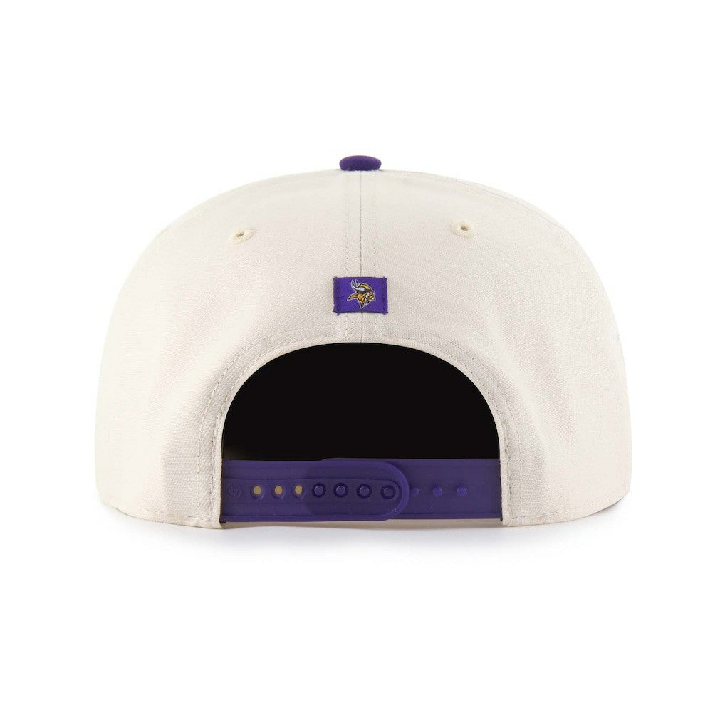 Minnesota Vikings '47 Payson Captain Adjustable Hat Natural | 47 brand